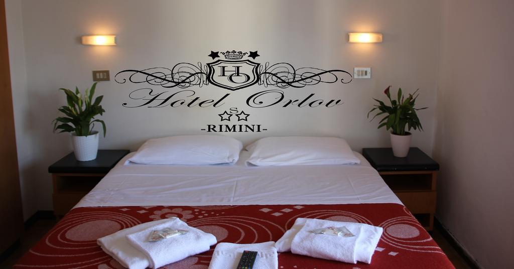 Hotel Orlov Rímini Exterior foto